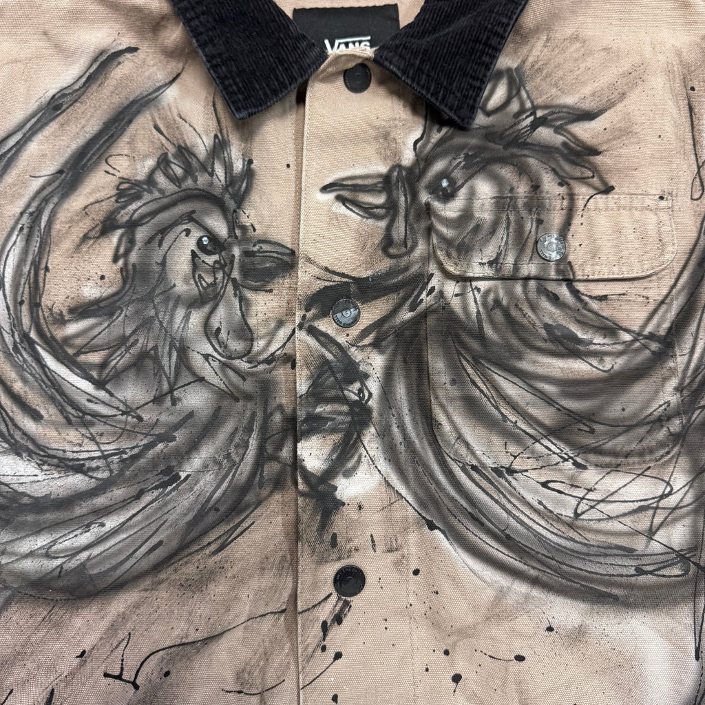 1/1 Gallos on Vans jacket Women’s XL