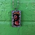 Jesus/ Stained glass cross