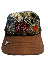 Load image into Gallery viewer, 1/1 GUN PATCHWORK BROWN TRUCKER
