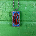 Jesus / Virgin Mary chain and pendant