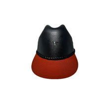 Load image into Gallery viewer, Burnt orange/ black steer head cap
