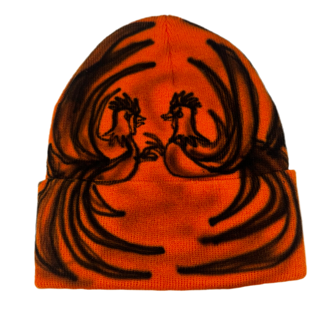 Air brushed beanie