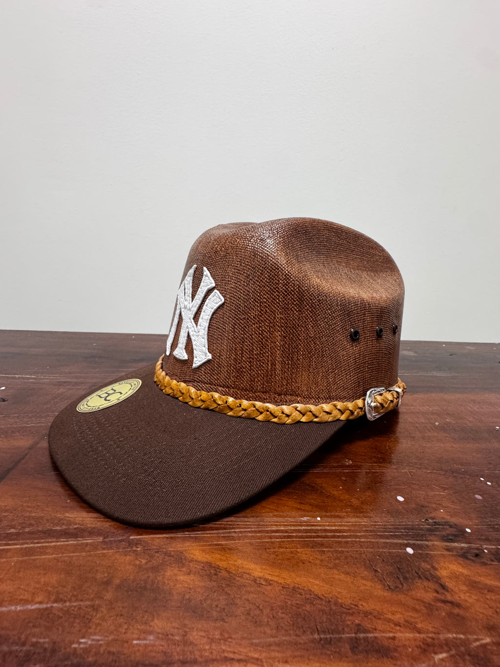 NY Yankees Bandillo Cap (brown on brown)