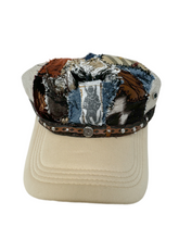 Load image into Gallery viewer, 1/1 Burberry Bandillo Patch work trucker hat
