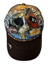 Load image into Gallery viewer, HARLEYPATCHWORK BROWN TRUCKER
