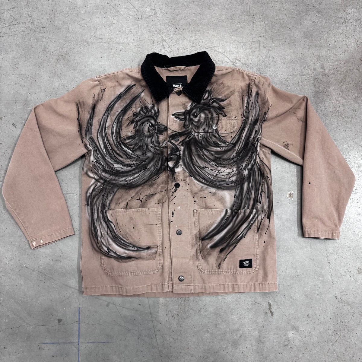 1/1 Gallos on Vans jacket Women’s XL