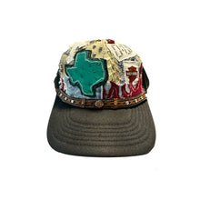 Load image into Gallery viewer, Texas Harley PATCHWORK BLACK TRUCKER
