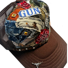 Load image into Gallery viewer, 1/1 GUN PATCHWORK BROWN TRUCKER
