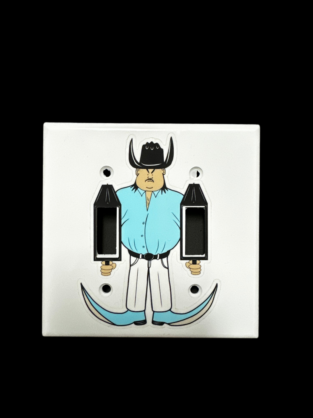 Bandito light switch cover (brown)