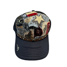 Load image into Gallery viewer, TX STAR PATCHWORK NAVY BLUE TRUCKER
