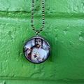 Jesus / Virgin Mary chain and pendant