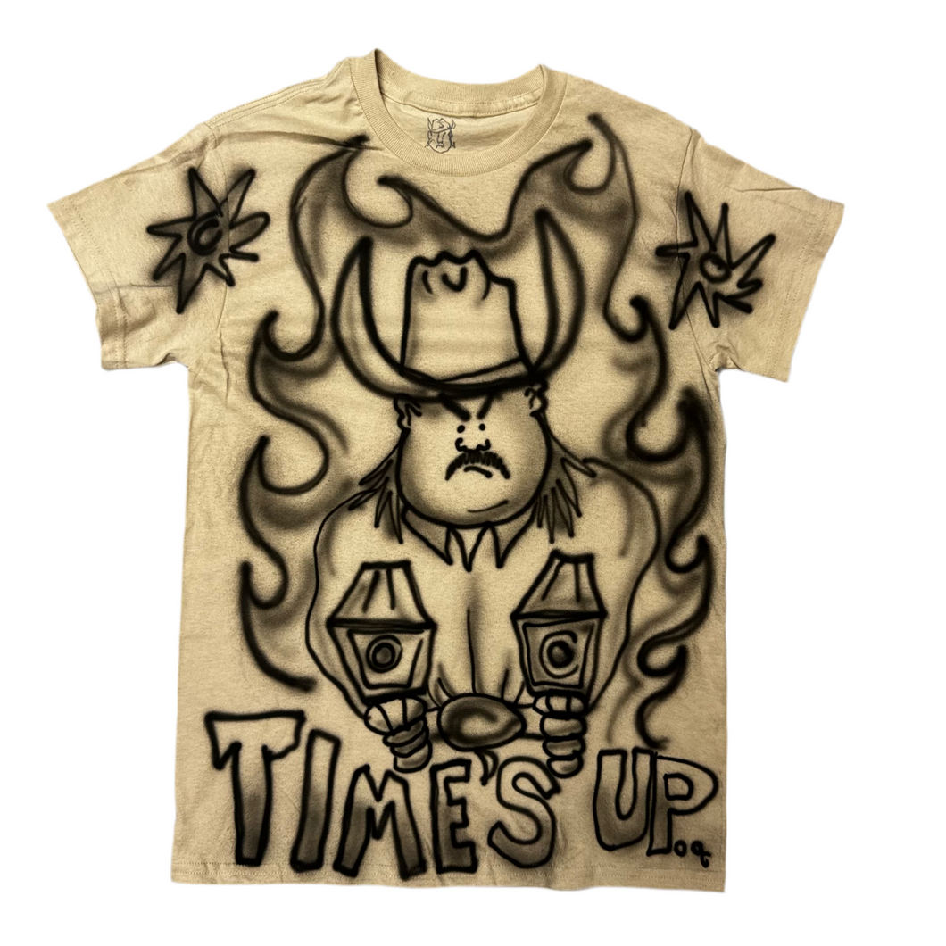 Time’s Up…airbrush tee (S)