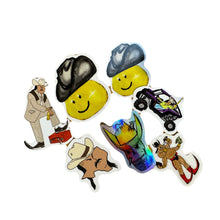 Load image into Gallery viewer, Happy cowboy sticker (small)
