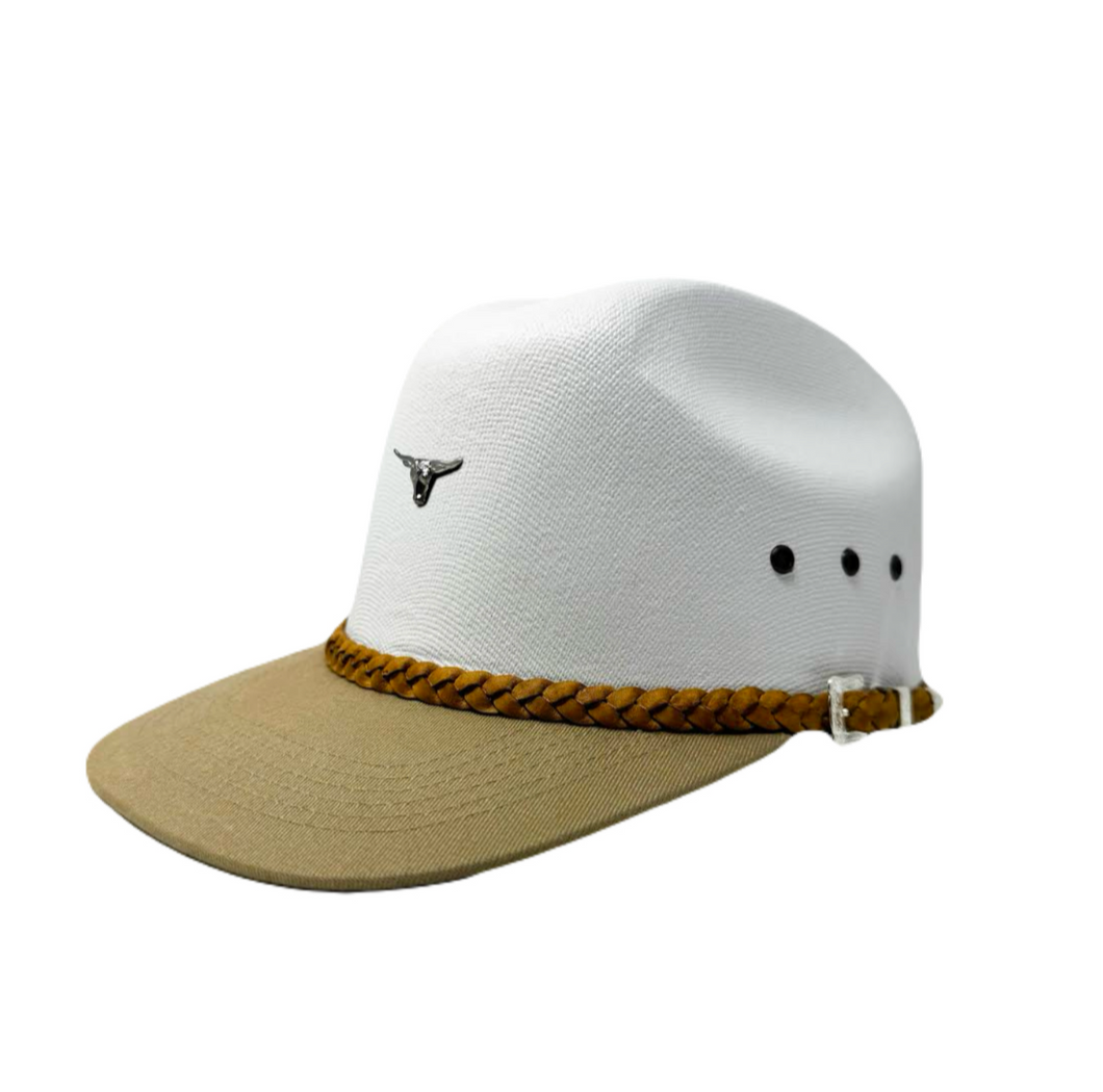 Tan longhorn cap