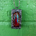 Jesus / Virgin Mary chain and pendant