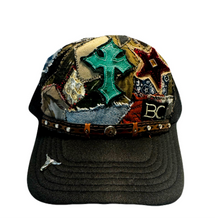 Load image into Gallery viewer, 1/1 STAR CROSS PATCHWORK TRUCKER
