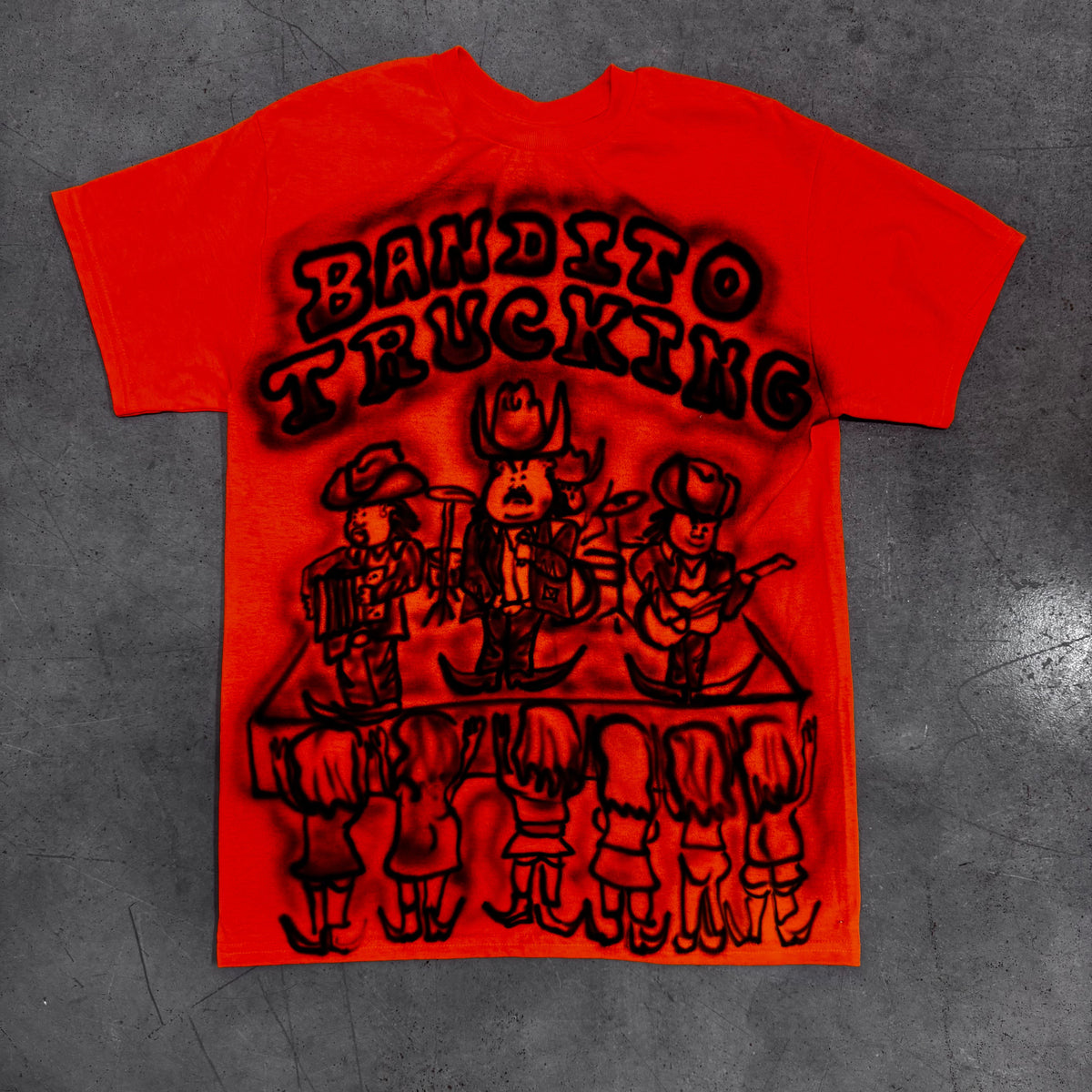 1/1 BT Band airbrushed tee 💥 (M)