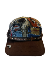 Load image into Gallery viewer, HARLEYPATCHWORK BROWN TRUCKER
