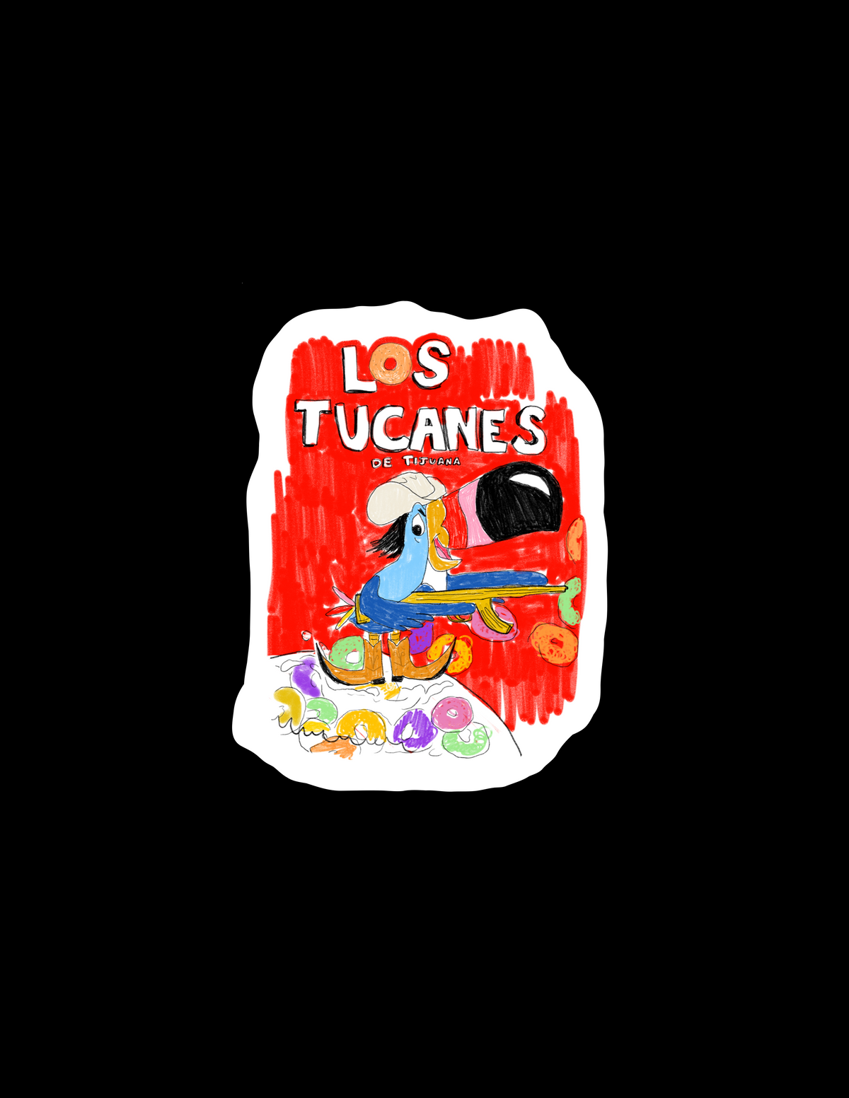 Los Tucanes 2.5 in sticker