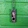 Jesus / Virgin Mary chain and long pendant