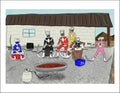 GO GO PAISA RANGERS! print