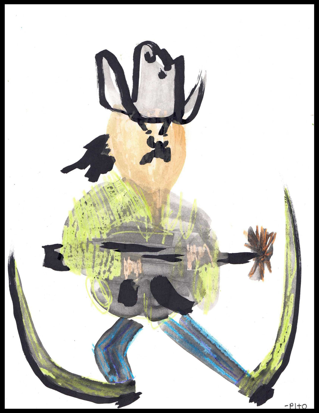 1/1 Original Water Color Bandito 2